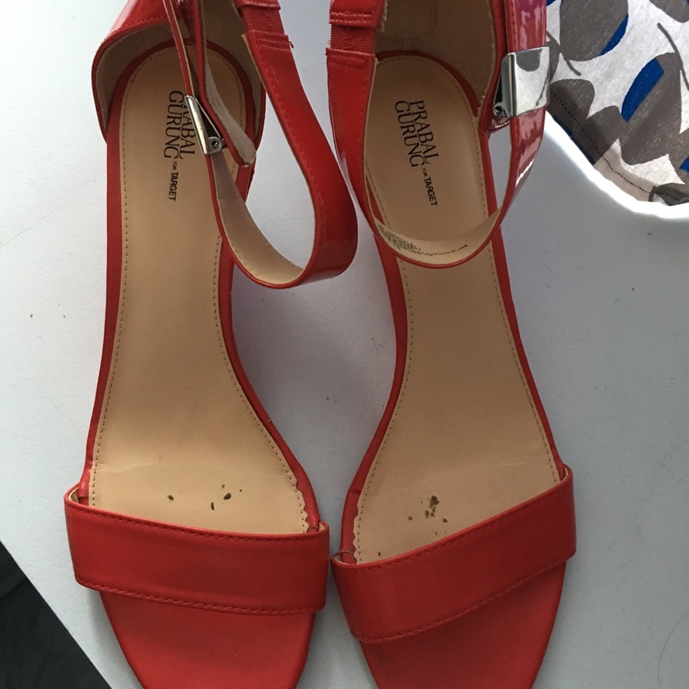 Red wedges from Prabal Gurung for Target, size 9.5